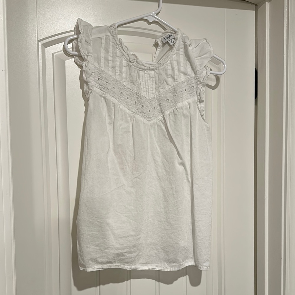 White Sleeveless Top